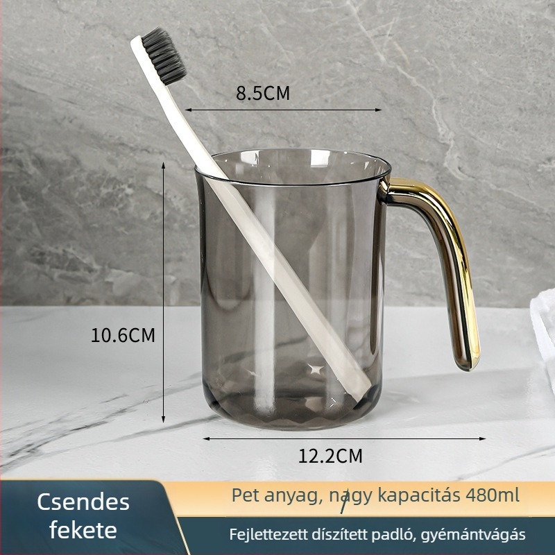 Ginmi Otthoni használatra szánt fogkefe- és szájöblítő pohár készlet, elegáns kialakítás, 100 db/doboz