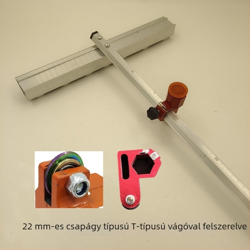 Csempe vágókerék, T-típus toló kés