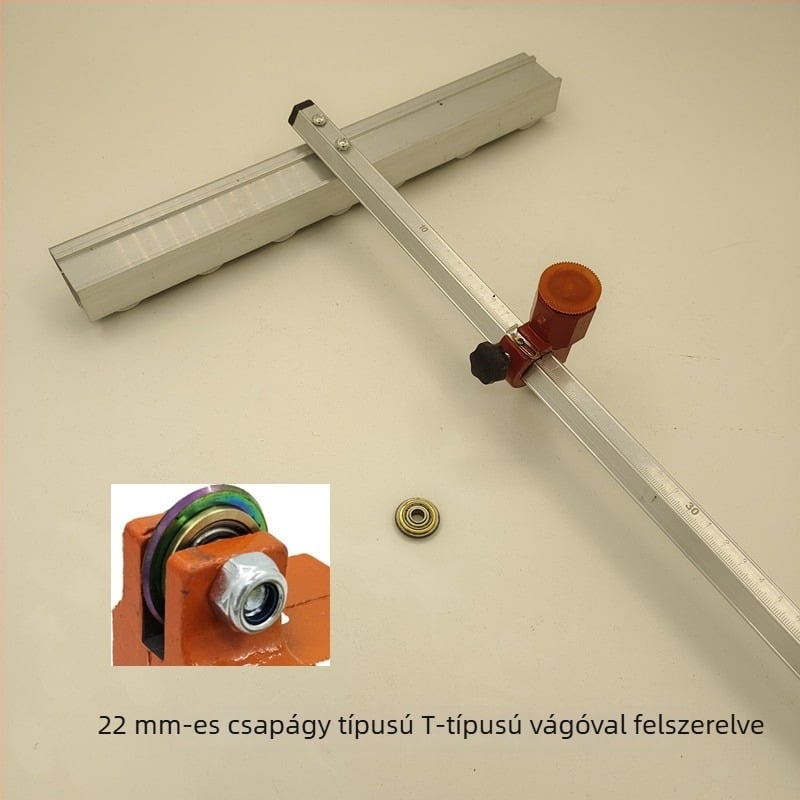 Csempe vágókerék, T-típus toló kés