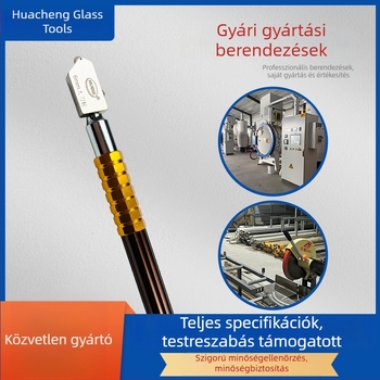Üvegvágó, multifunkcionális gyémántvágóélekkel csempe és padlóhoz – háztartási eszköz
