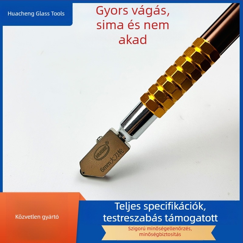 Üvegvágó, multifunkcionális gyémántvágóélekkel csempe és padlóhoz – háztartási eszköz