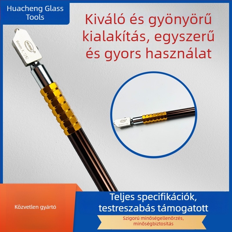 Üvegvágó, multifunkcionális gyémántvágóélekkel csempe és padlóhoz – háztartási eszköz