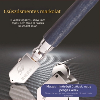 Csempe és üveg vágó kés kézi körkés, Yanfeng AuHUN — testreszabás elérhető, galvanizálás, 0,07 kg