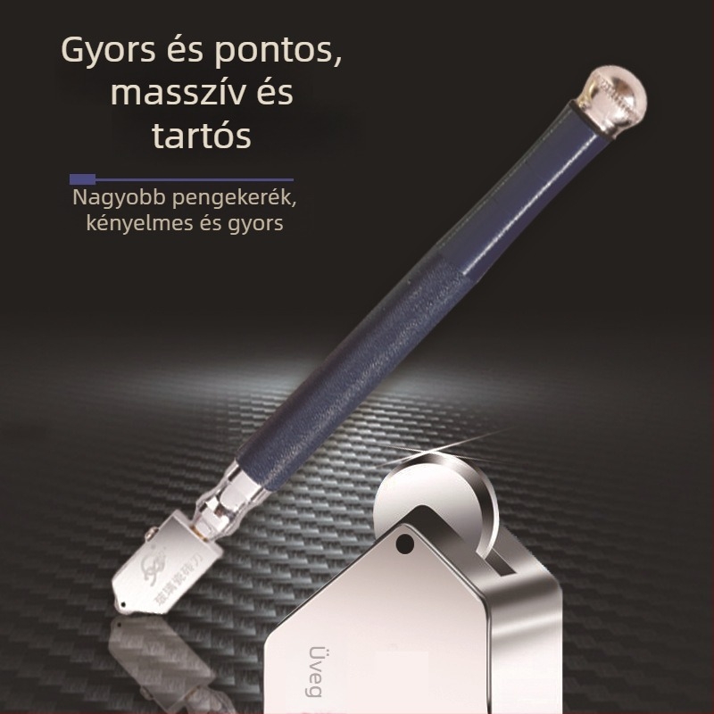 Csempe és üveg vágó kés kézi körkés, Yanfeng AuHUN — testreszabás elérhető, galvanizálás, 0,07 kg