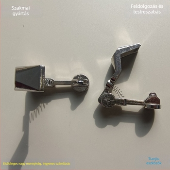 Laboratóriumi üvegcső-vágó krómozott testtel, cinkötvözetből (Modell TJ-2-2; vágási kapacitás 0–45 mm; tömeg 0,052)