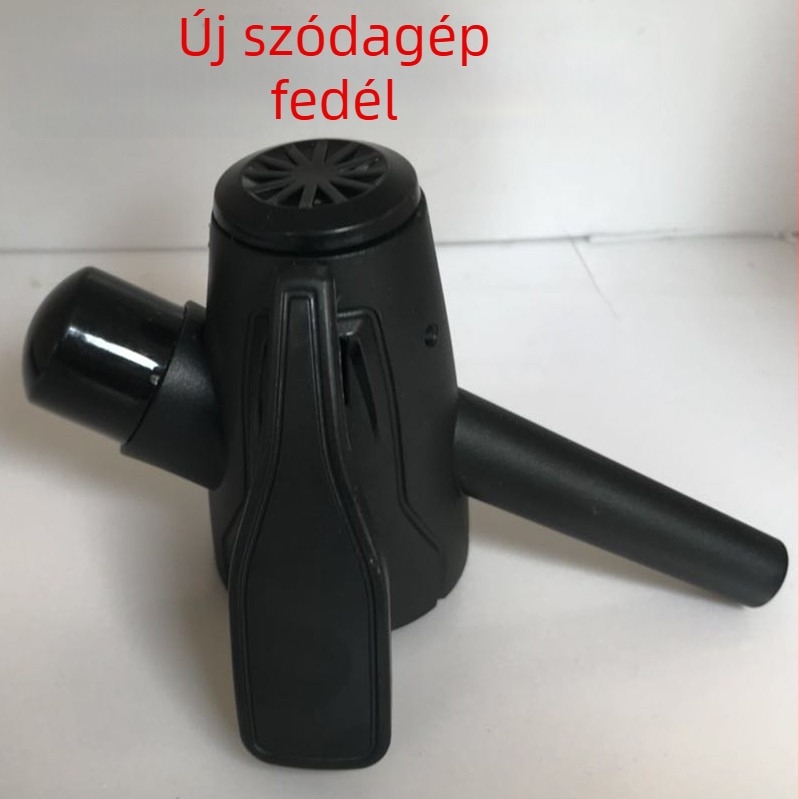 Szódásgép fedél kiegészítő – dekoráló pisztoly kategória; anyag: PC+PPT szintetikus műanyag; használat: kiegészítők; alkalmas dekoráló fúvókára/zacskóra