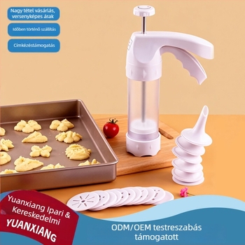 Díszítő pisztoly, PP anyagú test, keksz készítéséhez, modern egyszerű stílus — Enjoy the Source