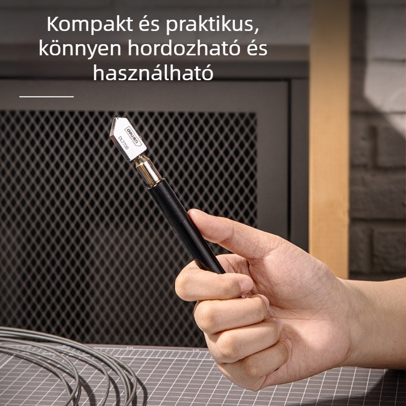 Indusztriális gyémánt bevonat üvegvágó vastag üveghez és csempéhez — vágás, nyílások készítése, körző funkció