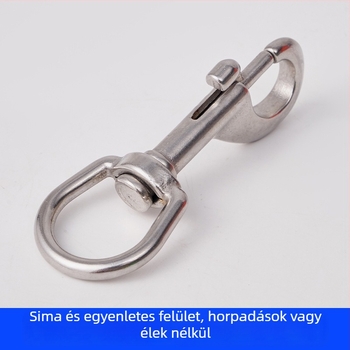 Rozsdamentes acél egyfejű horog – tengeri univerzális horog merüléshez, háziállatoknak és kültéri hegymászáshoz; Anyag: SS304/SS316; Márka: Huahai