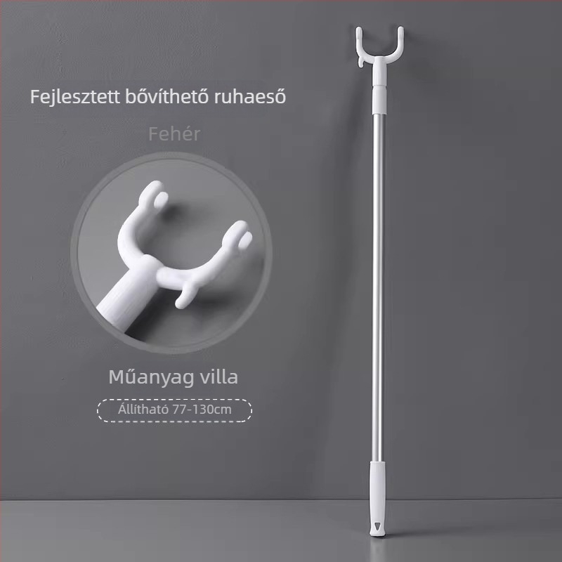 Fém ruhaszárító rúd, balconyon történő szárításhoz, Qizhong márka, modern-minimalista stílus