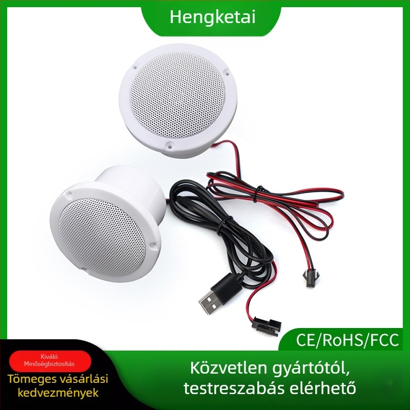 Beépített Bluetooth hangszóró – kettő kompakt hangszóró az intelligens otthonhoz, kínai és angol hangutasításokkal