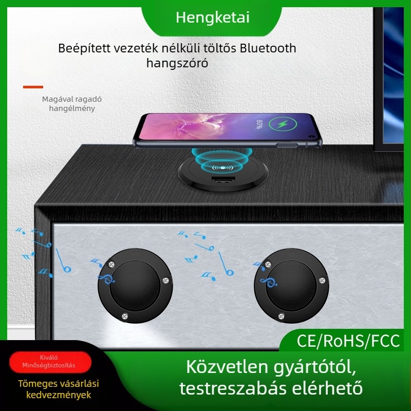 Beépített Bluetooth hangszóró – kettő kompakt hangszóró az intelligens otthonhoz, kínai és angol hangutasításokkal