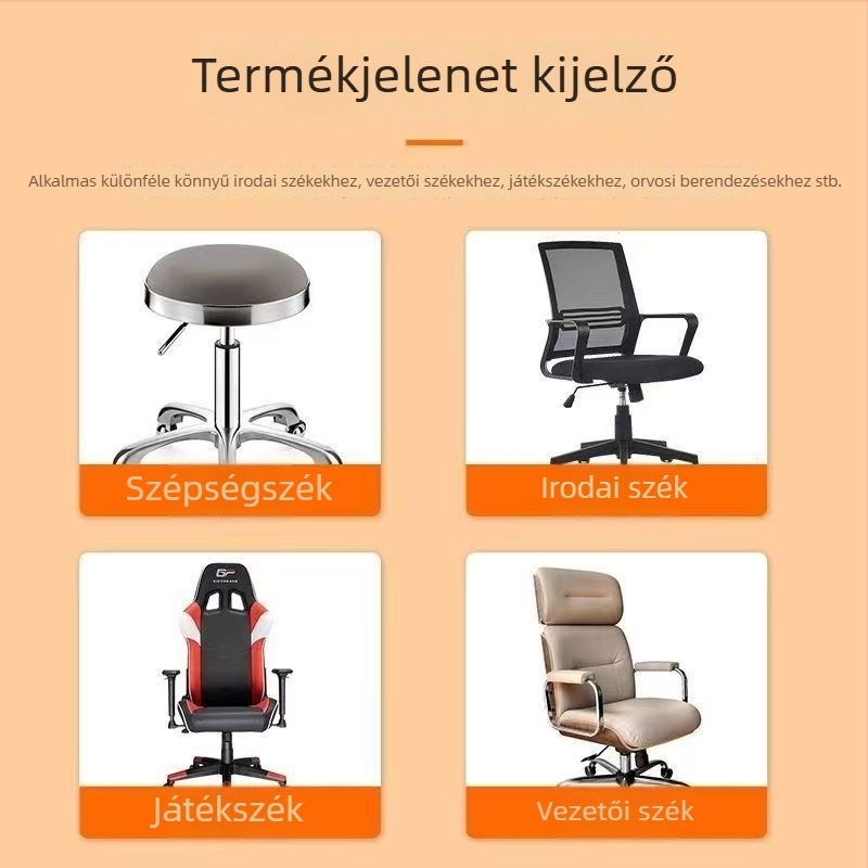 Universális forgatható irodai szék kerekek, görgők, számítógépes szék kiegészítők, csendes görgők