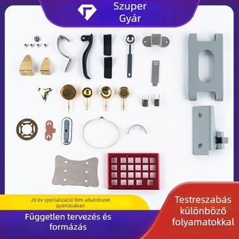Lemezre nyomtat fémalkatrészek — anyagok: rozsdamentes acél, réz, vas, alumínium, galvanizált lemez; feldolgozás: fémformálás; testreszabás a vevő igényei szerint; termékkód TW-006; Taiwei márka