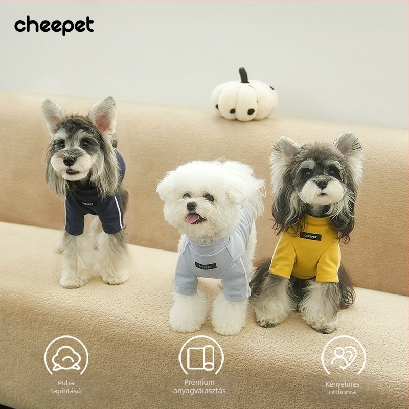 Cheepet kutya őszi-téli sokoldalú alapréteg felső Bichon Frisé és Teddy számára