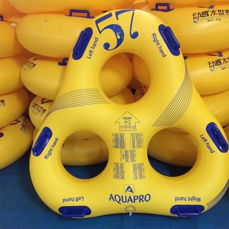 Felfújható Hydroslide 3 személyes vízisígyűrű és többfős raft PVC
