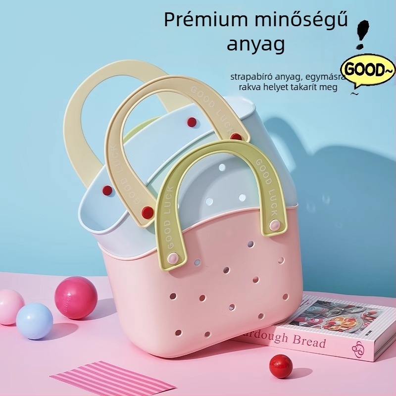 PP anyagú tárolókosár, modern minimalista design, 36 darabos doboz, 2025-ös bevezetés