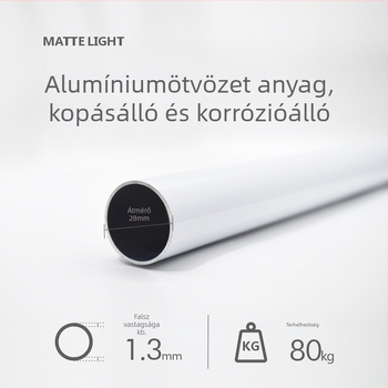 Qingling alumínium ötvözetű függöny sín – teljes készlet, csendes működés, testreszabható, modern minimalist stílus