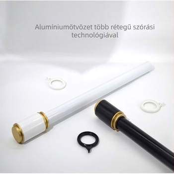 Qingling alumínium ötvözetű függöny sín – teljes készlet, csendes működés, testreszabható, modern minimalist stílus