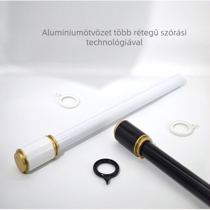Qingling alumínium ötvözetű függöny sín – teljes készlet, csendes működés, testreszabható, modern minimalist stílus