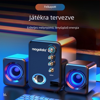 Q8 USB asztali hangrendszer Bluetooth-al, 2.1-csatornás, mélynyomóval
