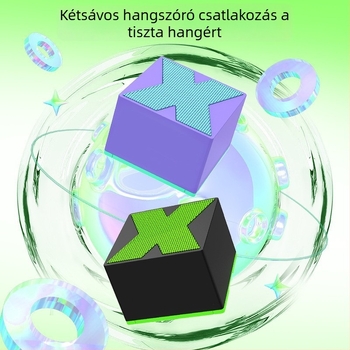 X1 Vezeték Nélküli Bluetooth Hangszóró – otthoni és kültéri használatra, hordozható mélynyomó, 5W, Bluetooth 5.3, 100Hz-20kHz, 10 m hatótávolság