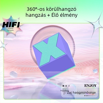 X1 Vezeték Nélküli Bluetooth Hangszóró – otthoni és kültéri használatra, hordozható mélynyomó, 5W, Bluetooth 5.3, 100Hz-20kHz, 10 m hatótávolság