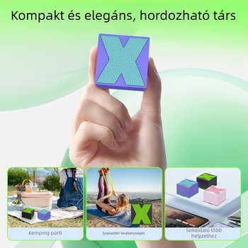 X1 Vezeték Nélküli Bluetooth Hangszóró – otthoni és kültéri használatra, hordozható mélynyomó, 5W, Bluetooth 5.3, 100Hz-20kHz, 10 m hatótávolság
