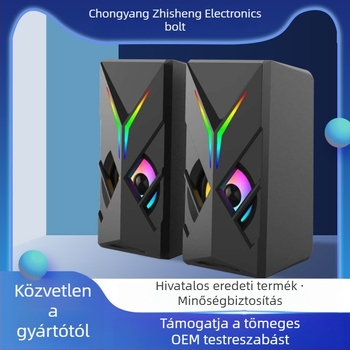 2.1 csatornás USB Bluetooth asztali hangrendszer TF-kártya támogatással és 3D/Virtual Surround hangzással