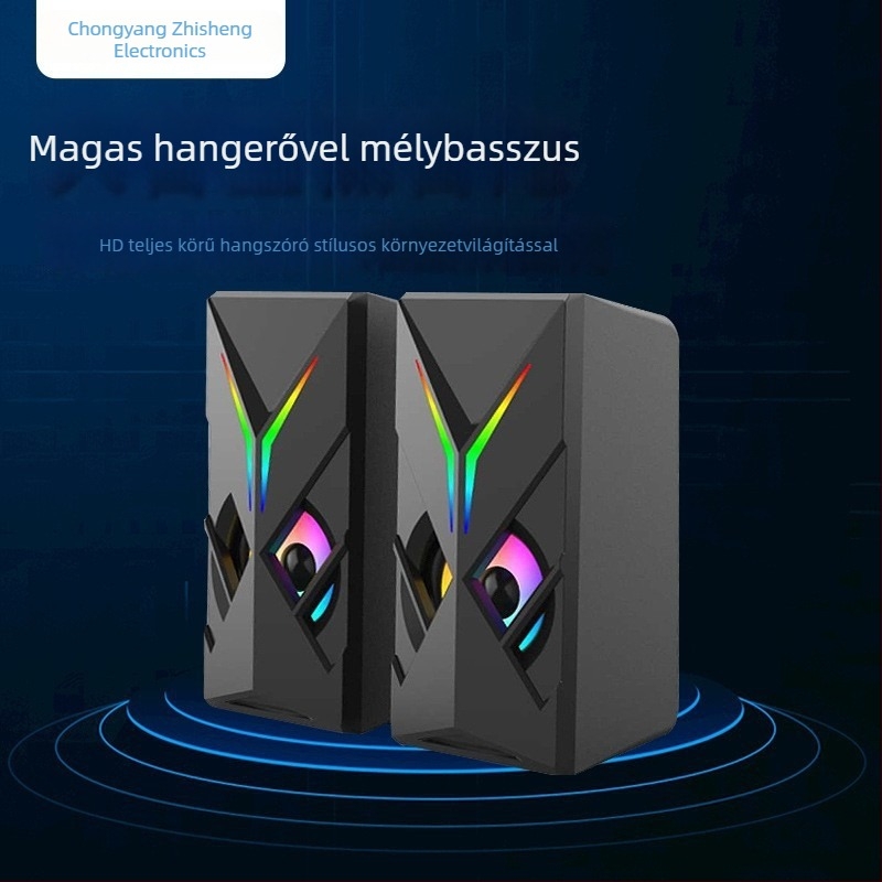 2.1 csatornás USB Bluetooth asztali hangrendszer TF-kártya támogatással és 3D/Virtual Surround hangzással