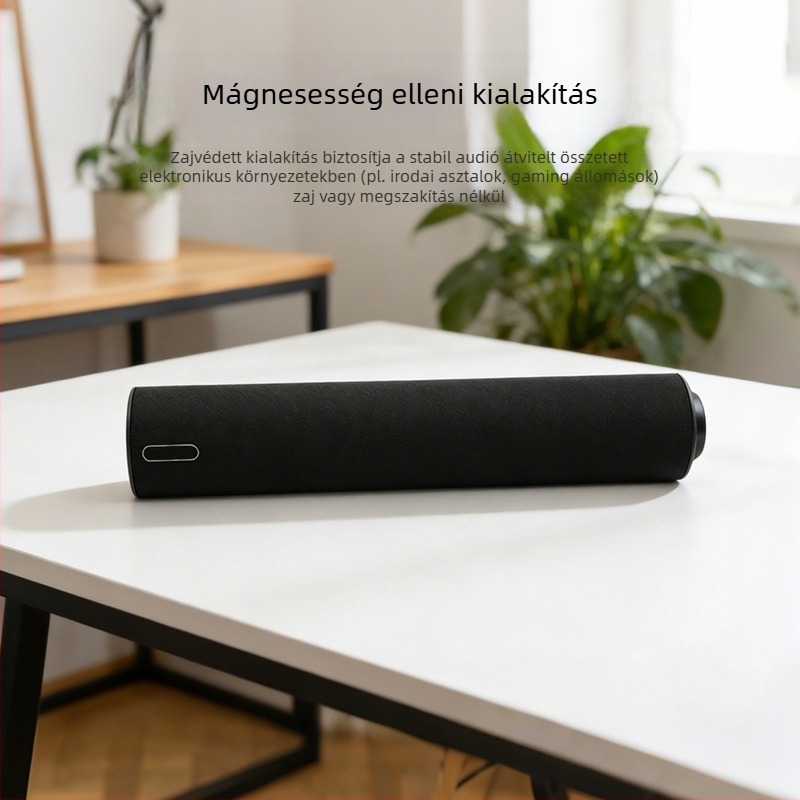 Asztali hangsáv 3 hangszóróval, Bluetooth 5.3, USB-C tápegység, frekvenciasáv 35 Hz–16 kHz, 360° surround hangzás