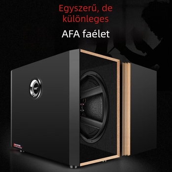 Passzív mélysugárzó 2.1 csatornás rendszerhez Bluetooth-támogatással, MP3 lejátszás, TF-kártya támogatás