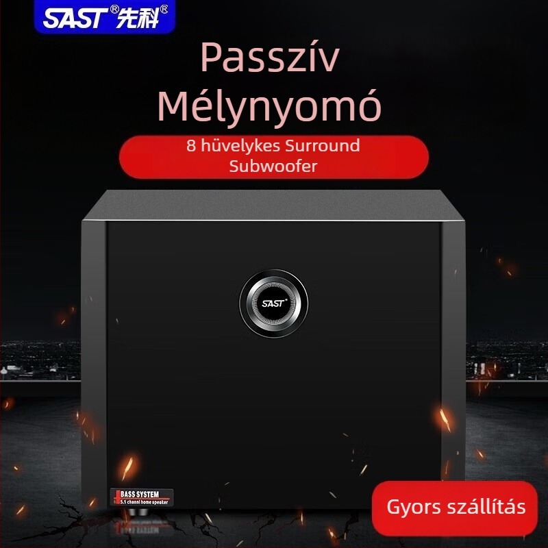 Passzív mélysugárzó 2.1 csatornás rendszerhez Bluetooth-támogatással, MP3 lejátszás, TF-kártya támogatás