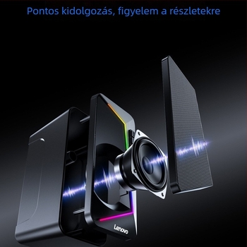 USB asztali hangszóró készlet - 2.0 sztereó, 100 Hz–20 kHz, SNR ≥70 dB, IPX6 vízálló