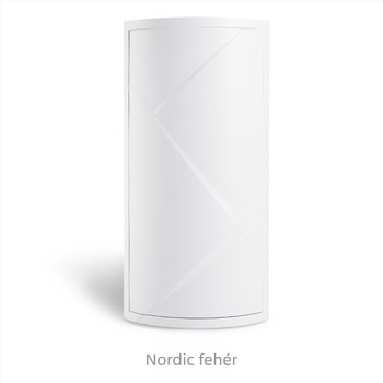 Falra szerelhető forgó tároló, 3 rétegű ABS anyagból, skandináv stílusú, konyha és fürdőszobára