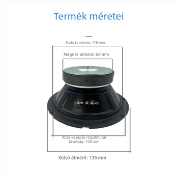MEONOV 5 hüvelykes zárt keretes középtónusú Hi‑Fi padlón álló hangfal otthoni mozihoz