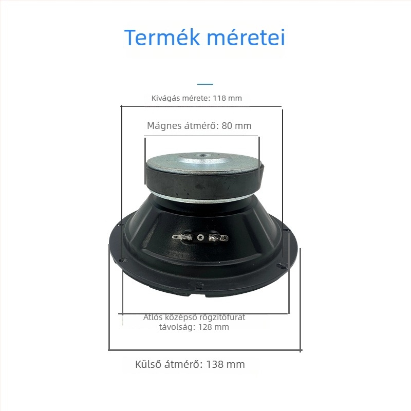 MEONOV 5 hüvelykes zárt keretes középtónusú Hi‑Fi padlón álló hangfal otthoni mozihoz