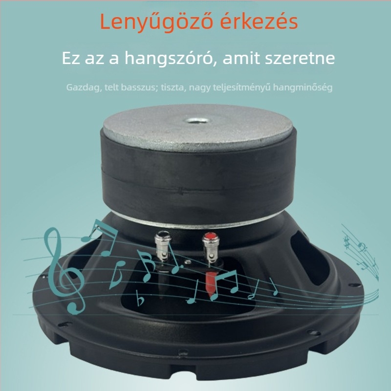 8 hüvelykes autós subwoofer hosszú löketű multimédiás hangrendszerhez