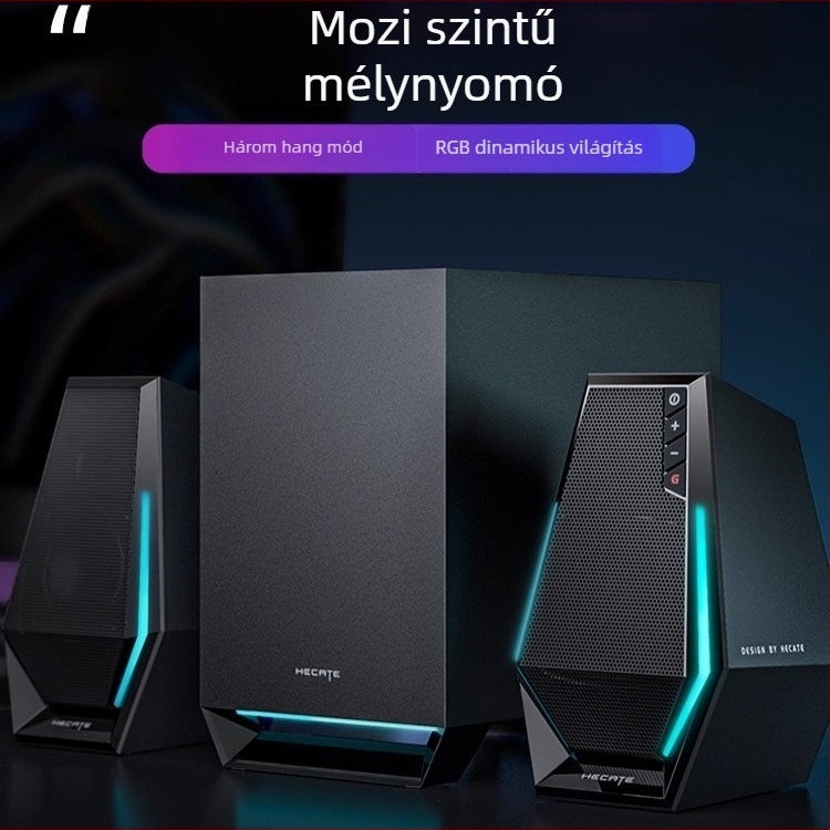 Edifier G1500max 2.1-csatornás Bluetooth asztali hangszóró, gaming basszsal, 1 év garancia