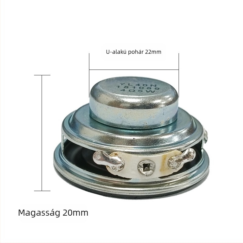 Bluetooth hangszóró belső mágnessel, 4 Ω, 3 W, papírdiafragma, teljes sáv
