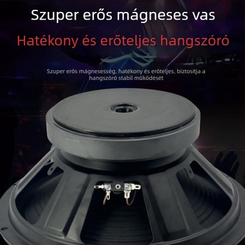 12 hüvelykes teljes tartományú hangfal külső mágneses körrel, nagy teljesítményű basszus hangfal audio berendezésekhez