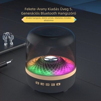 Bluetooth 5.0 vezeték nélküli hangsugárzó szubwooferrel - 5W, 100Hz-20kHz, SNR ≥75dB, beépített akkumulátor