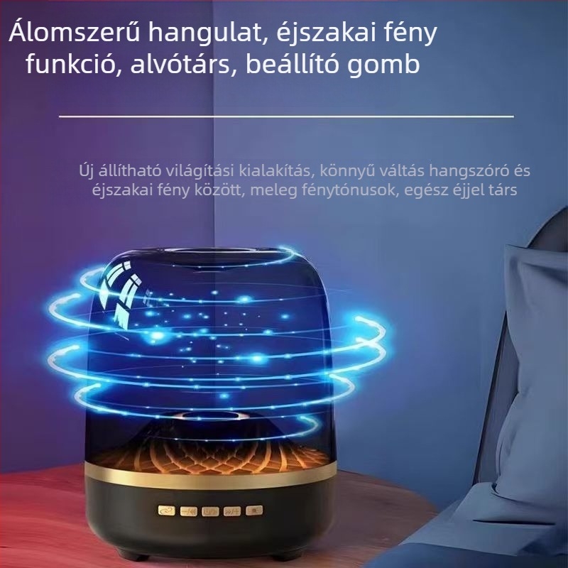 Bluetooth 5.0 vezeték nélküli hangsugárzó szubwooferrel - 5W, 100Hz-20kHz, SNR ≥75dB, beépített akkumulátor