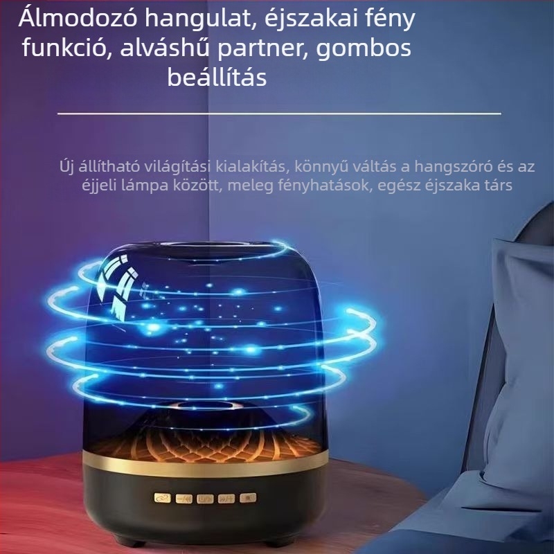 Asztali és otthoni használatra szóló vezeték nélküli Bluetooth hangfal – 5W, Bluetooth 5.0, 100Hz-20kHz, SNR ≥75dB, 10m hatótávolság