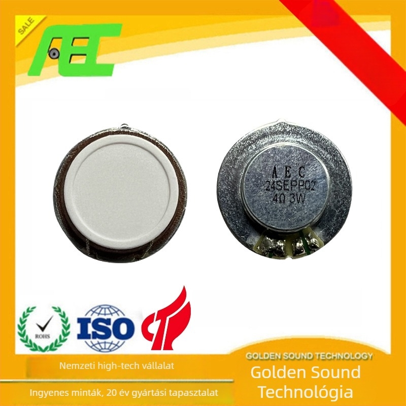 AECJ horn rezonáns meghajtó, 4 Ω, 3 W, omnidirikcionális, belső mágnes, magas hangminőség