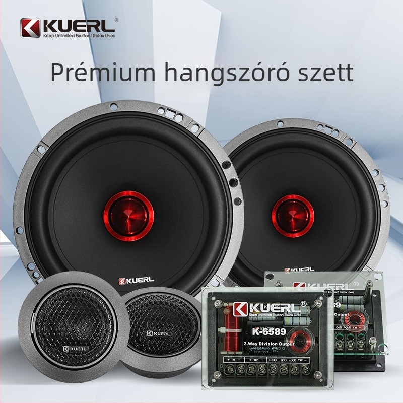 Autóhifi 2-utas hangszóró készlet (K-6589) 4 Ω, 150 W, 65 Hz–20 kHz, 88 dB