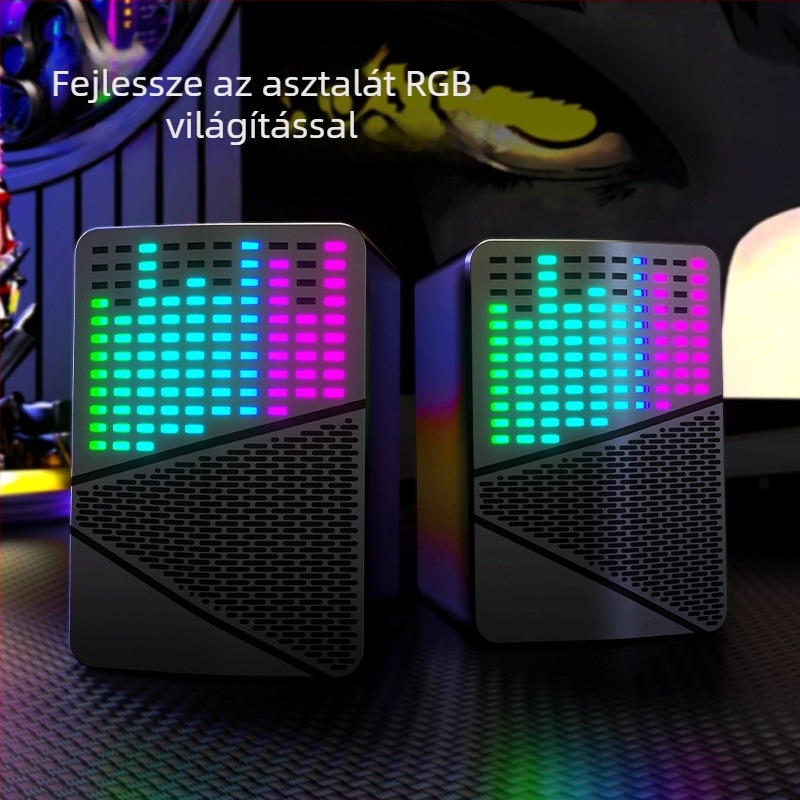 S556 USB asztali számítógépes hangszórók, 2.0 csatornás, Bluetooth vezeték nélküli, két hangszóróból álló rendszer és mélynyomó