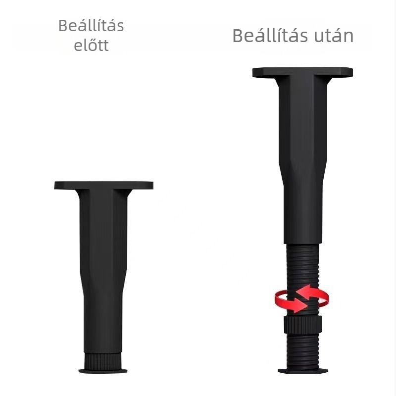 Ágy lábak az ágykerethez, Liduo 088 modell, műanyag, modern minimalista stílus