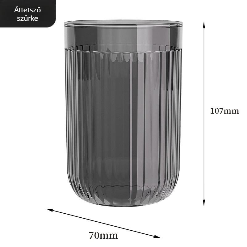 Flying Rabbit Utazó fogászati higiénia készlet — Átlátszó, könnyű és hordozható fogkefés pohár; Anyag PET; 1 csomag; Logó nyomtatás: Igen; Testreszabás: Igen