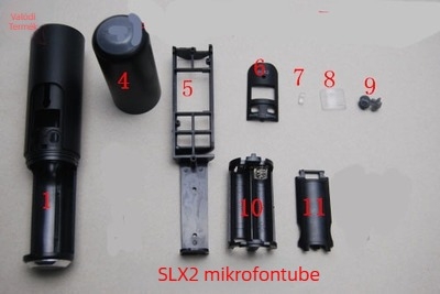 Vezeték nélküli mikrofonhéj SLX24/SM58/BETA58 – Sharp Sound SLX2, mozgó tekercses mikrofon, 100 Hz–20 kHz, SNR ≥100 dB